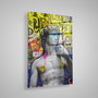 Wallity Cuadro Decorativo de Vidrio Templado Multicolor 70 x 100 cm